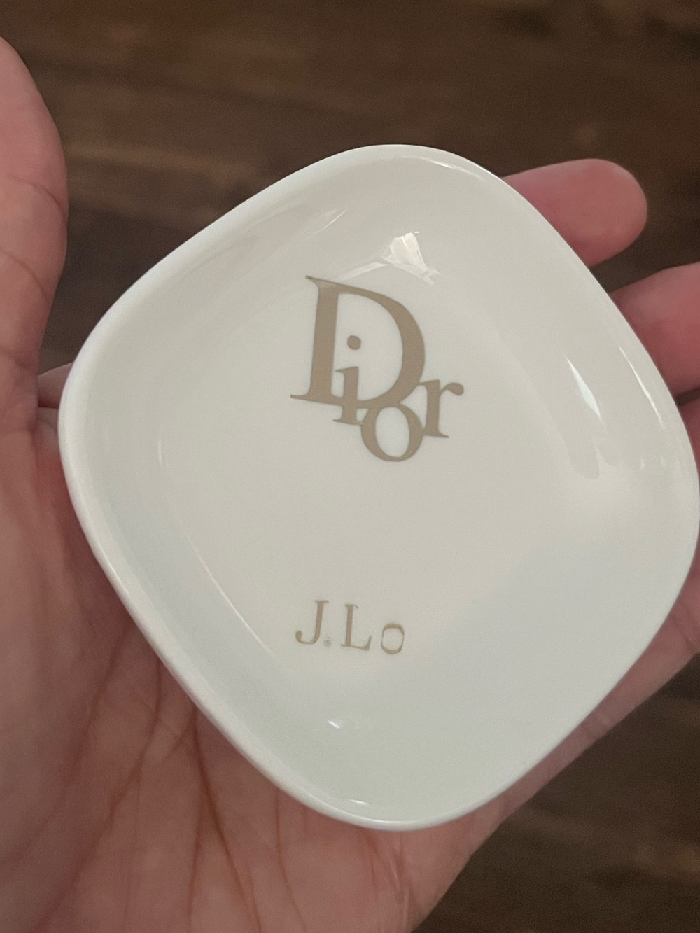 Handcrafted White Trinket Ceramic Dish - Picture 5 of 6